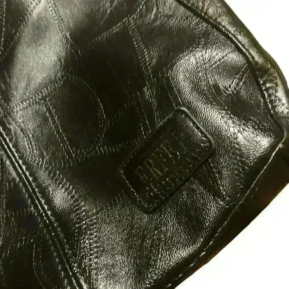 ERFEI Vegan Leather Hobo Patch Work Shoulder bag - Picture 6 of 6